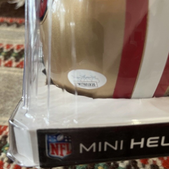 NFL autographed mini helmet 49ers Jeff Garcia jsa certified - Picture 5 of 9